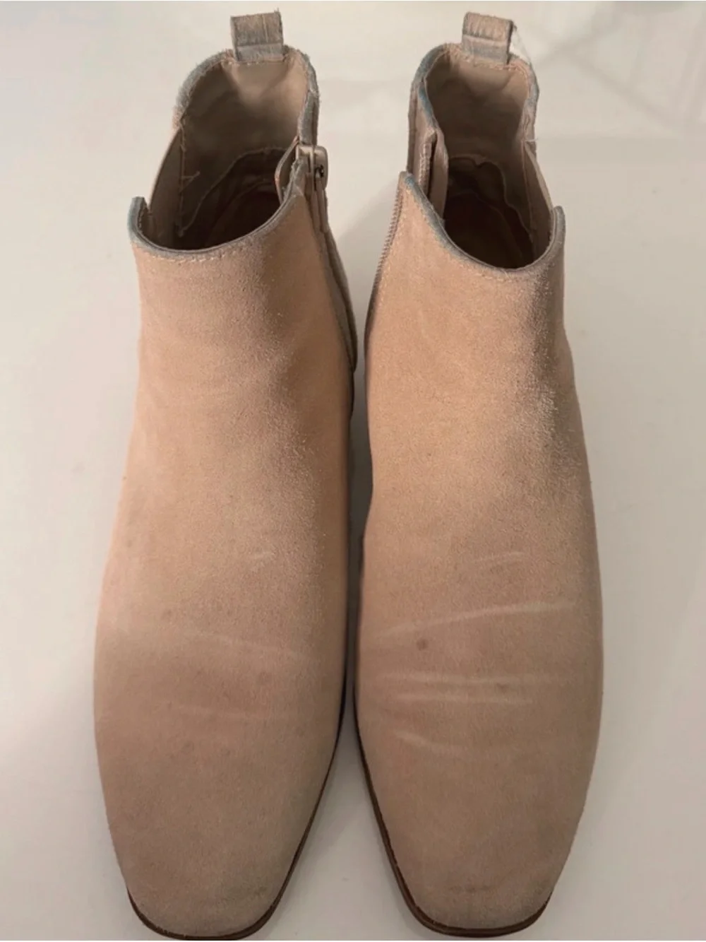 Aldo Women's Suede Ankle Boots in Light Taupe